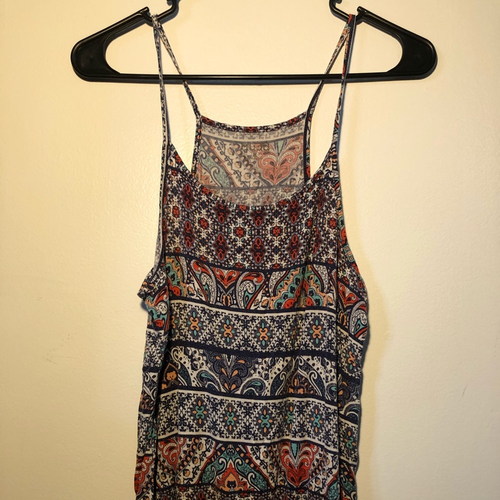 Patterned Tank Top